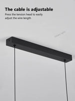 Dining room chandelier Nordic modern lamp dining table bar lamp restaurant lights kitchen lights  led strip lamps Light Bar