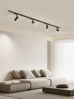 Sora Minimalist Linear Magnetic Pendant – Modular 90-260V Architectural Track Light for Dining & Kitchen Islands