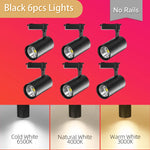 Kuro Modern Architectural Track Lighting – High-Output Aluminum LED Studio Spotlight