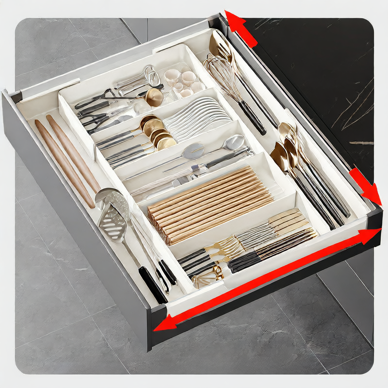Adjustable Drawer Divider Set for Clutter-Free Storage